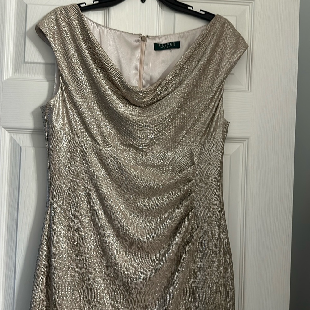 Beautiful gold dress by Ralph Lauren